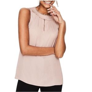 BODEN Gabriella Sleeveless Rouleau Trim Top